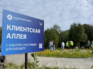 В городе Полярном Мурманской области появилась новая клиентская аллея «АтомЭнергоСбыта»