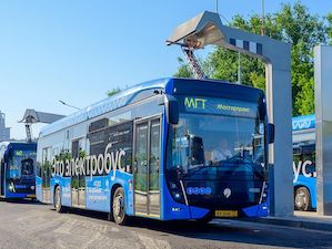 С начала 2024 года в Москве подключены 33 зарядные станции для электробусов