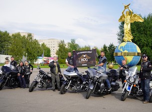 На Смоленской АЭС с техтуром побывали байкеры общероссийского мотоклуба