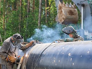 «Мосгаз» строит газопровод высокого давления в Краснопахорском районе Москвы