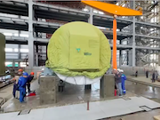 Газовая турбина первого энергоблока Каширской ГРЭС установлена в проектное положение