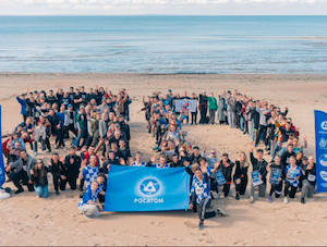 Студенческие стройотряды отметили юбилей атомной промышленности забегом на площадках «Росатома»