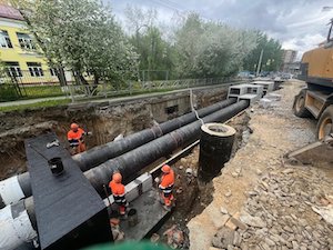 В Пионерском микрорайоне Екатеринбурга подключена модернизированная тепломагистраль