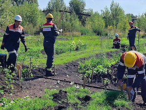 На полигоне Абагурской обогатительной фабрики создают искусственные почвы из промышленных отходов