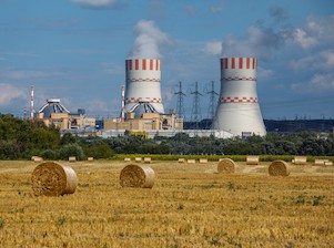 Директор Нововоронежской АЭС угостил участников презентации экологического отчета яблоками из своего сада