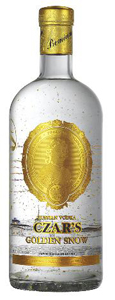 Водка с золотыми хлопьями