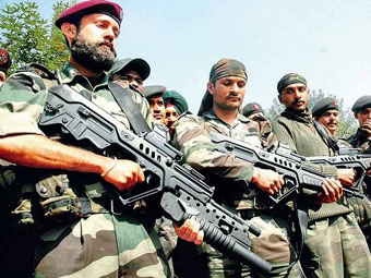 Индийский спецназ обновит арсенал пистолетов и пулеметов