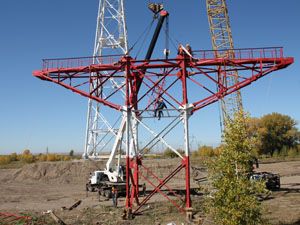 ФСК ЕЭС сооружает переход новой ЛЭП Алюминиевая – Абаканская – Итатская