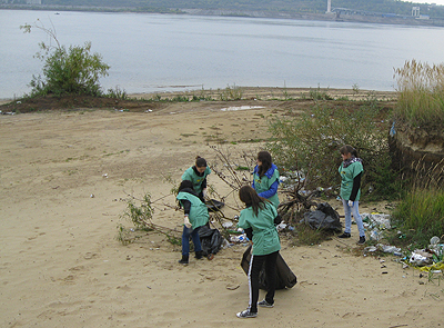 9 тонн мусора собрали участники акции «оБЕРЕГАй» на левом берегу Волги