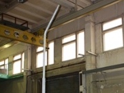 На Ленинградской АЭС-2 устанавливают осветительные мачты нового образца