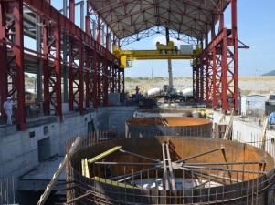 На Зарагижской ГЭС приступили к сборке гидрогенераторов