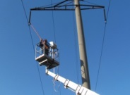 Кубаньэнерго заменило более 20 км грозотроса на крупнейших ЛЭП на севере Краснодарского края