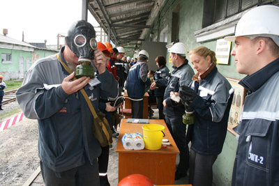 Серовская ГРЭС провела тактико-специальные учения по гражданской обороне