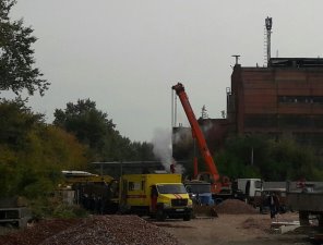 В Красноярске прокладывают теплотрассу к объекту Всемирной зимней Универсиады-2019