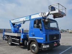 Автопарк транспортного цеха Запорожской АЭС пополнился новым автоподъёмником