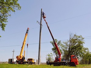 «Армавирские электрические сети» отремонтировали ЛЭП «Забайкаловская – Убеженская»