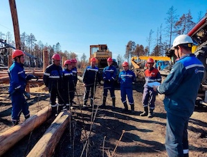 «Якутскэнерго» воостановило пострадавшую от лесного пожара ЛЭП «Балыктах – Харыялах»