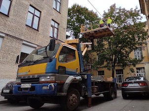 «Ленсвет» обновляет наружное освещение в Адмиралтейском районе Петербурга