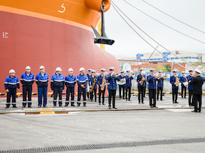 На судоверфи «Звезда» состоялась церемония имянаречения двух танкеров типа «Афрамакс»