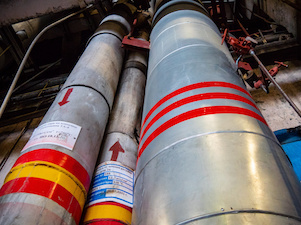 Новосибирская ТЭЦ-4 устанавливает новые паропроводы на котлах