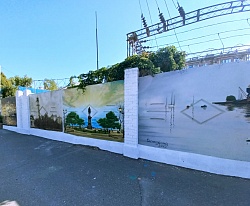 Старейшую в Таганроге подстанцию украсили картины