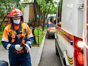 «Мосгаз» реконструировал подземный распределительный газопровод в Марфине.