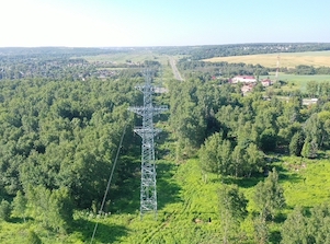В Подмосковье реконструируют ЛЭП 220 кВ «Ново-Софрино-Трубино»