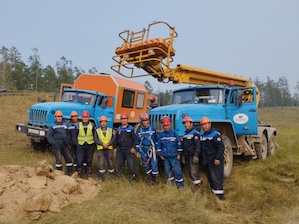 «Якутскэнерго» ремонтирует ЛЭП в Усть-Алданском улусе