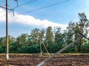 «Тимашевские электрические сети» за лето зафиксировали 10 фактов повреждения ЛЭП по вине водителей