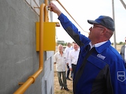 В поселке Западновка Волгоградской области подключили к газу первых потребителей