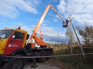 Химкинский РЭС построил новую ЛЭП в деревне Поярково