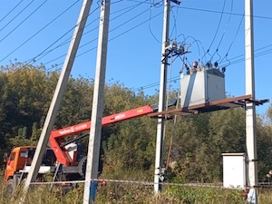 Подольский РЭС заменил 12 линейных разъединителей на воздушных ЛЭП 6/10 кВ