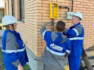 В Старом Осколе подключены к газу первые домовладения в микрорайоне Набокинские сады