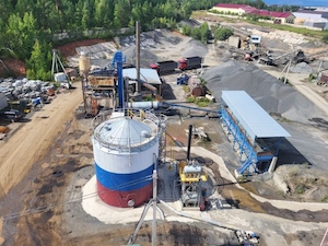 В Братске газифицирован асфальтобетонный завод