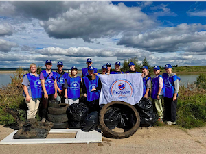 Загорская ГАЭС провела экологическую акцию в поселке Богородское