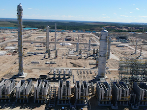 Строительная готовность Амурского ГХК превысила 85%