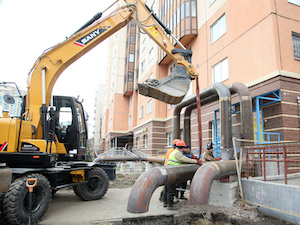 «Теплосеть Санкт-Петербурга» обновила 35 метров распределительной сети «Орджоникидзе» на Пулковской улице