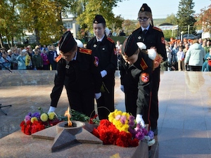 В Республике Марий Эл зажжен Вечный огонь в поселке Куженер