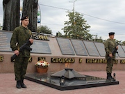В Ростовской области зажжен Вечный огонь в городе Морозовске