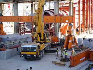 На стройплощадку Новочеркасской ГРЭС доставлена новая газовая турбина ГТД-110М