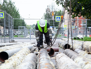 «Теплосеть Санкт-Петербурга» обновляет трубопроводы на Клинком проспекте