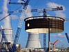 На стройплощадке Ленинградской АЭС-2 монтируют внутреннюю защитную оболочку здания реактора