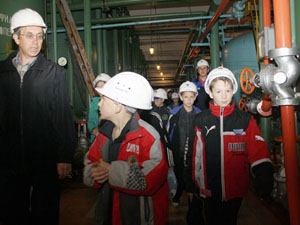 Воспитанники детского дома побывали  на Канской ТЭЦ