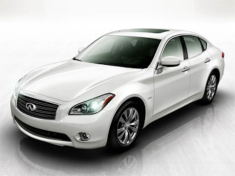 Седан Infiniti M станет гибридом