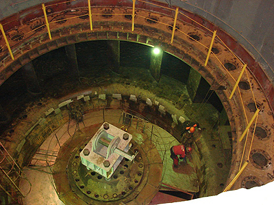 Новосибирскую ГЭС посетил губернатор области Василий Юрченко