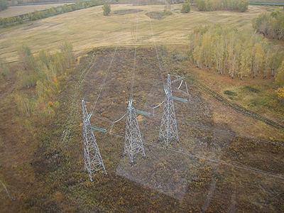 МЭС Сибири выполнили вертолетный облет линий 500 кВ
