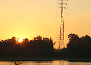 МЭС Центра завершил реконструкцию перехода ЛЭП через Волгу