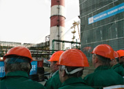 На юге Москвы потушили пожар на ТЭЦ-26