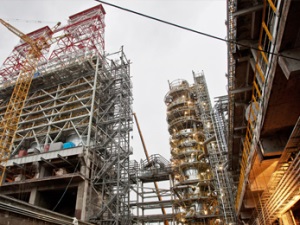 На установку замедленного коксования «ТАНЕКО» подано проектное напряжение