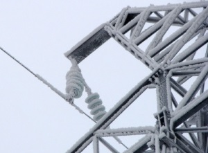 На грозотросах и трех фазах ВЛ 220 кВ «Аксаково-Бугульма» образовалась ледяная муфта толщиной до 20 мм